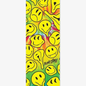 lija para skate sincore "drippy smile" tie dye